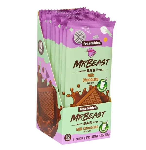 Mrbeastmilkchocolate 60g x 10