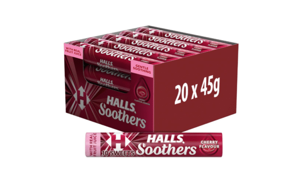 Halls Soothers Cherry 20x45g
