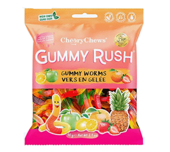 Cheery Chews Gummy Worms 90g x 12