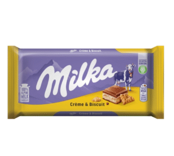 Milka Cream and Biscuit 18 x 100g