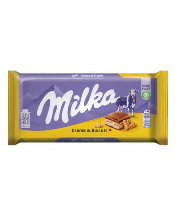 Milka Cream and Biscuit 18 x 100g