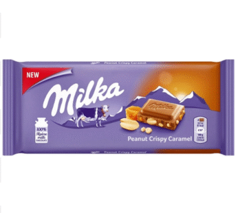 Milka Peanut Crispy Caramel 24x90g