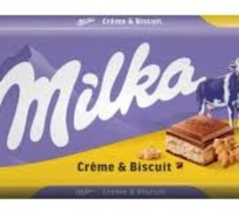 Milka Cream and Biscuit 18 x 100g
