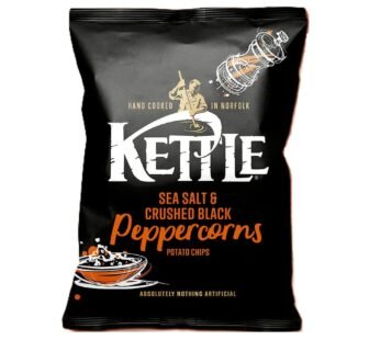 Kettle Sea Salt & Crushed Black Peppercorns 80g x 12