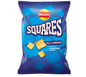 Walkers Squares Salt & Vinegar 70 x 15