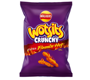 Walkers Wotsits Crunchy Extra Flamin Hot 70 x 15