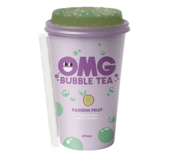 OMG Bubble Tea Passion Fruit 270ml x 10