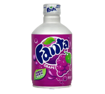 Fanta Grape Japanese Steel Bottle 300ml x 24