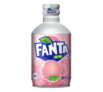 Fanta White Peach Japanese Steel Bottle 300ml x 24
