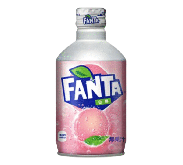 Fanta White Peach Japanese Steel Bottle 300ml x 24