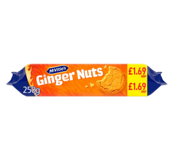 McVitie’s Ginger Nuts 250g x 12