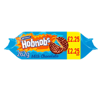 McVitie’s Hobnob’s Milk Chocolate 262g x 12