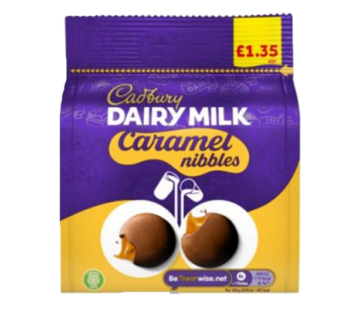 Cadbury Dairy Mild Buttons Caramel Nibbles 1 x 10