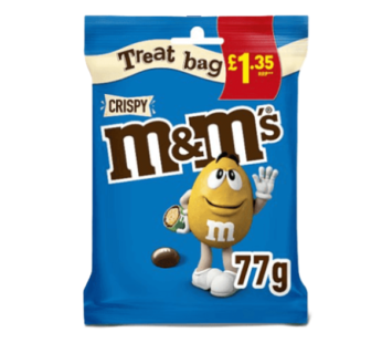 M&M’s Crispy Treat Bag 77g x 16