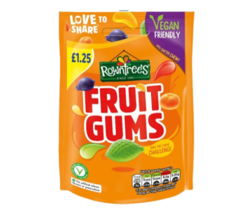 Rowntrees Fruit Gums 1 x 10