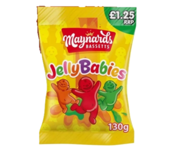 Maynards Bassetts Jelly Babies 130g x 10