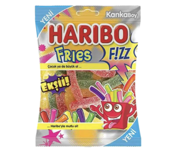 Haribo Fizz Fries 80g x 24